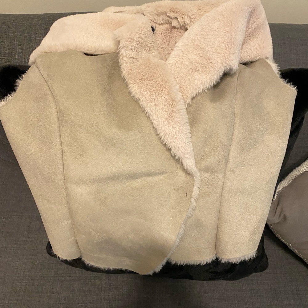 Suede Bebe vest